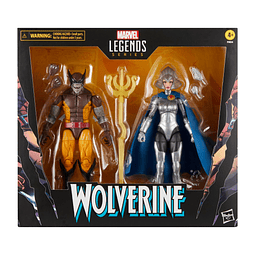 (Pre-Order) 2-Pack Wolverine and Lilandra Neramani Aniversario - Marvel Legends Series