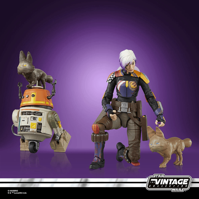 (Pre-Order 2) Sabine Wren & Chopper (C1-10P) - The Vintage Collection Exclusive