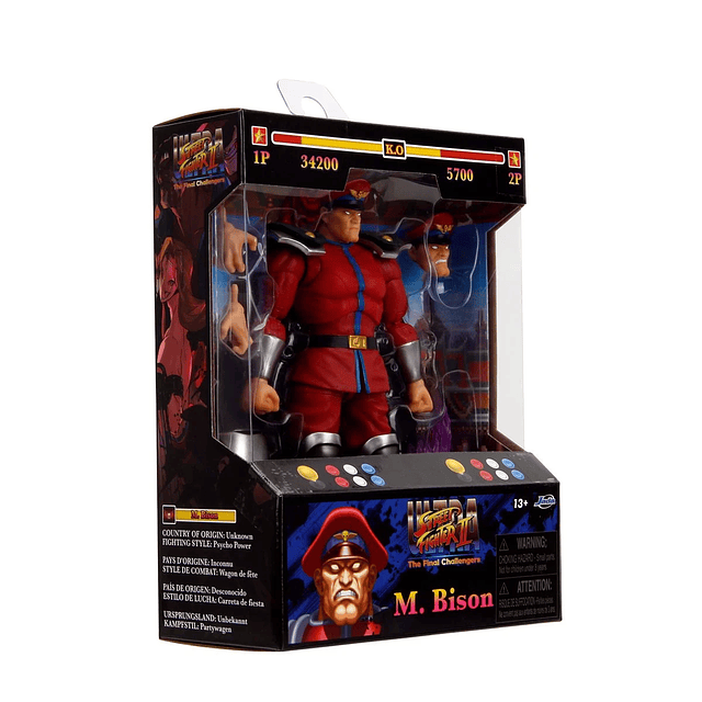 (Preventa 2) M. Bison Ultra Street Fighter II - Jada Toys 