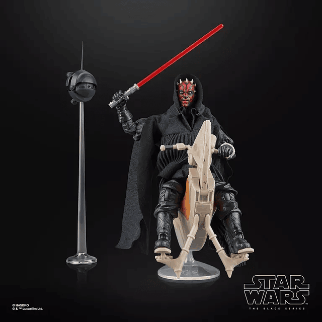 (Preventa) Darth Maul & Sith Speeder Exclusivo - The Black Series 