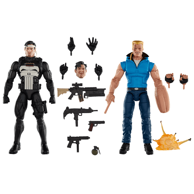 (Preventa) 2-Pack Punisher and Bushwacker - Marvel Legends Series