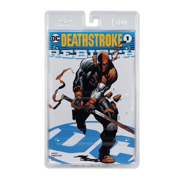 (Preventa Express) Deathstroke w/Comic (DC Page Punchers: DC Rebirth) - McFarlane Toys