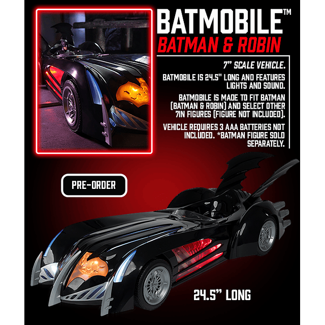 (Preventa) Batmobile: Batman & Robin - McFarlane Toys 