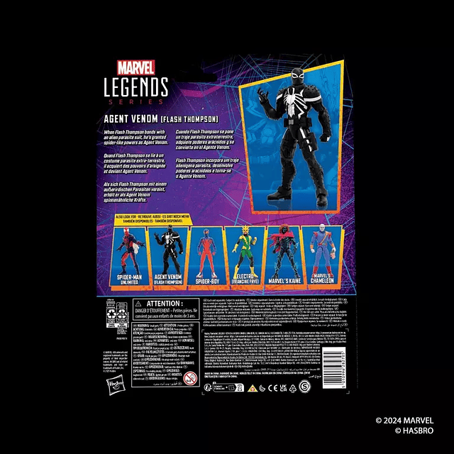 (Preventa) Agent Venom (Flash Thompson) - Marvel Legends Series 