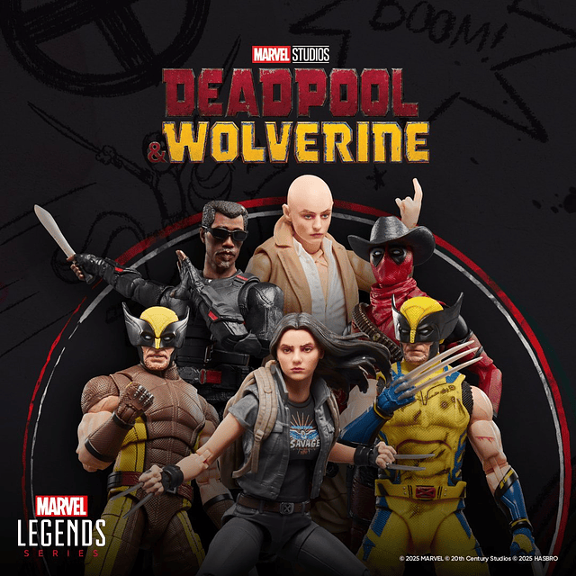 (Preventa) Wave 2 Deadpool & Wolverine - Marvel Legends Series