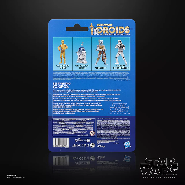 (Preventa) See-Threepio (C-3PO): SW Droids - The Black Series