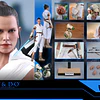 Rey & D-0: Star Wars EP IX - Hot Toys 