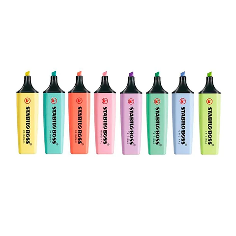 Set 8 destacadores Stabilo Boss Pastel