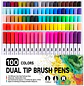 100 Dual Tips Brush Pen (Lettering) - Miniatura 1