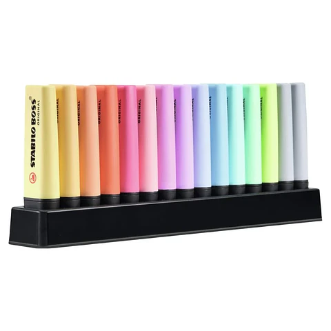  Set 15 Destacadores Stabilo Boss Pastel