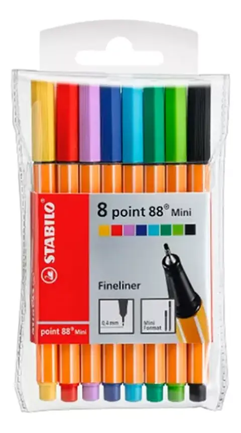 8 STABILO Point 88 