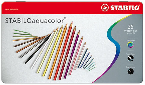 Lápices Aquarelables 36 Colores Stabilo