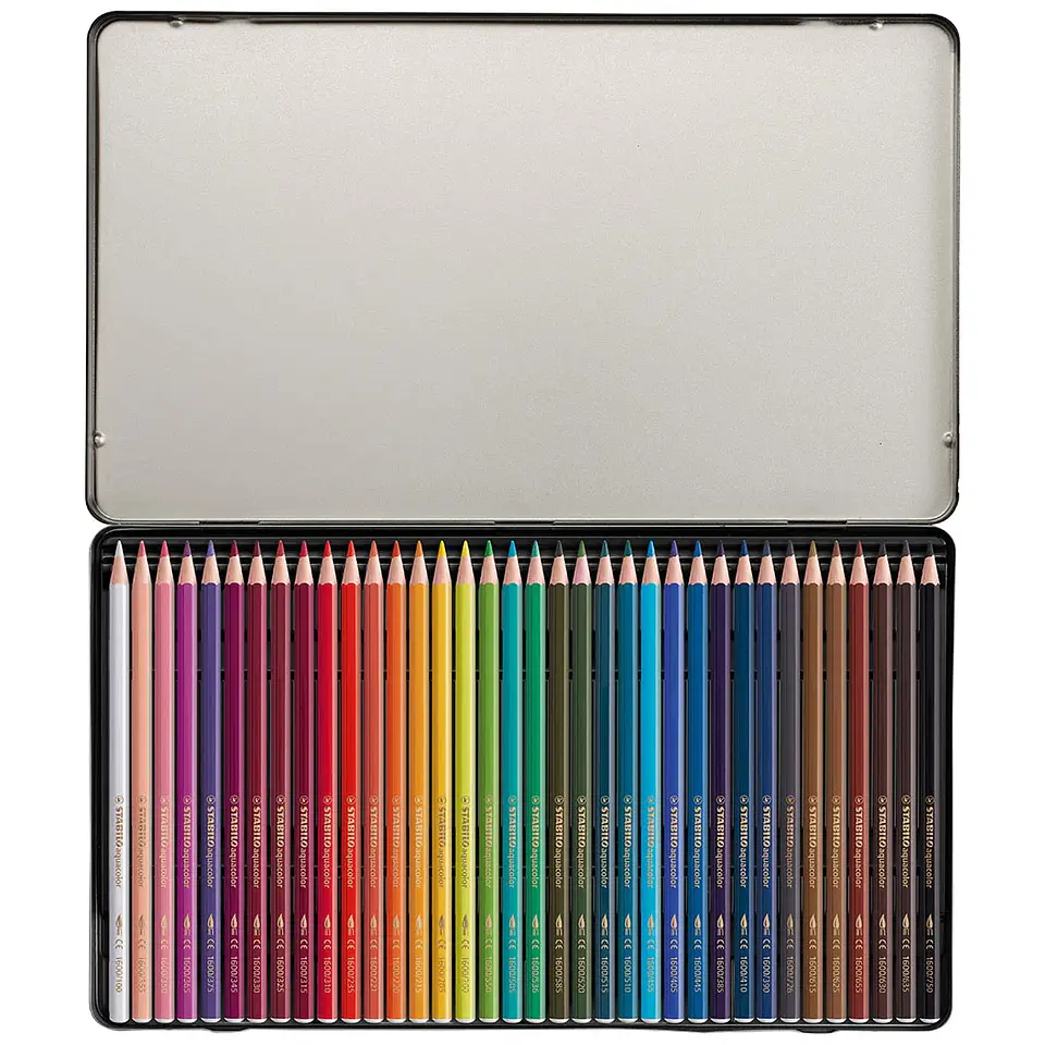 Lápices Aquarelables 36 Colores Stabilo 2