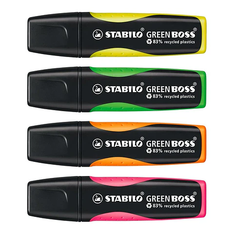 Destacador Stabilo Green Boss unidad