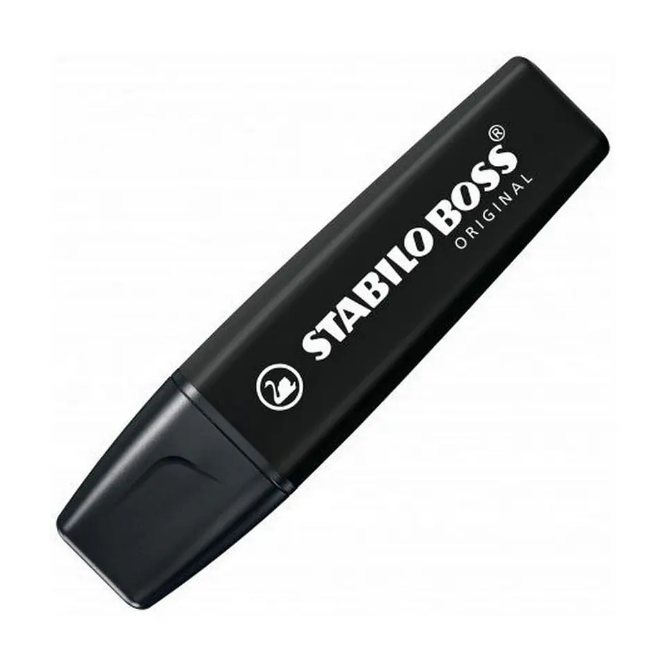 DESTACADOR STABILO BOSS NEGRO 2