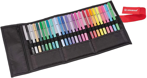 25 colores Stabilo Pen 68 Rollerset 
