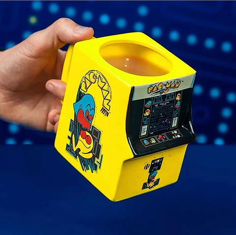 TAZA  VIDEOJUEGO ARCADE PACMAN