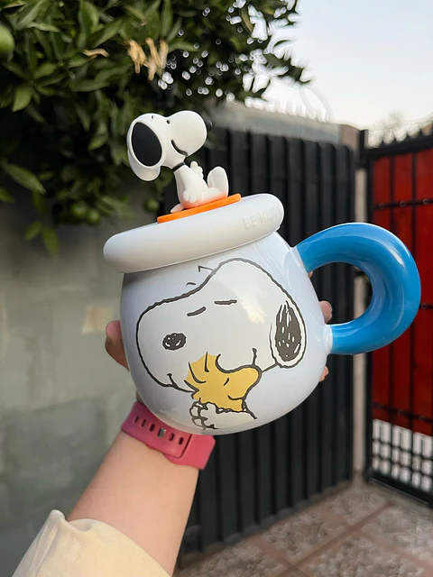 Taza Snoopy Celeste 500ml