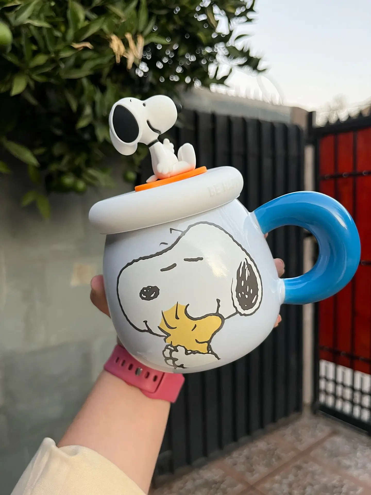 Taza Snoopy Celeste 500ml 1