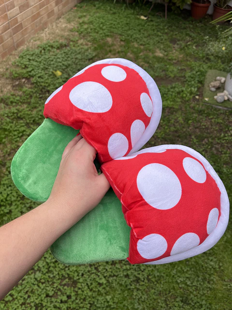 Pantuflas Hongo Mario Bros 