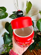 Vaso con bombilla extintor Bombero - Miniatura 4