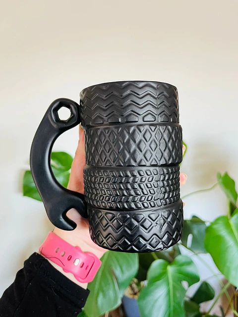 Taza neumáticos mango llave corona