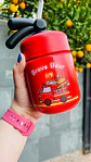 Vaso con bombilla extintor Bombero - Miniatura 5