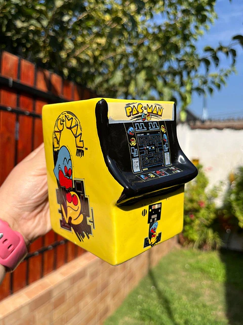 TAZA  VIDEOJUEGO ARCADE PACMAN