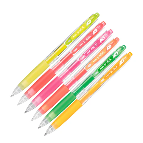 Lápiz Gel Pop Lol 0.7mm Pilot Neon  (individual)
