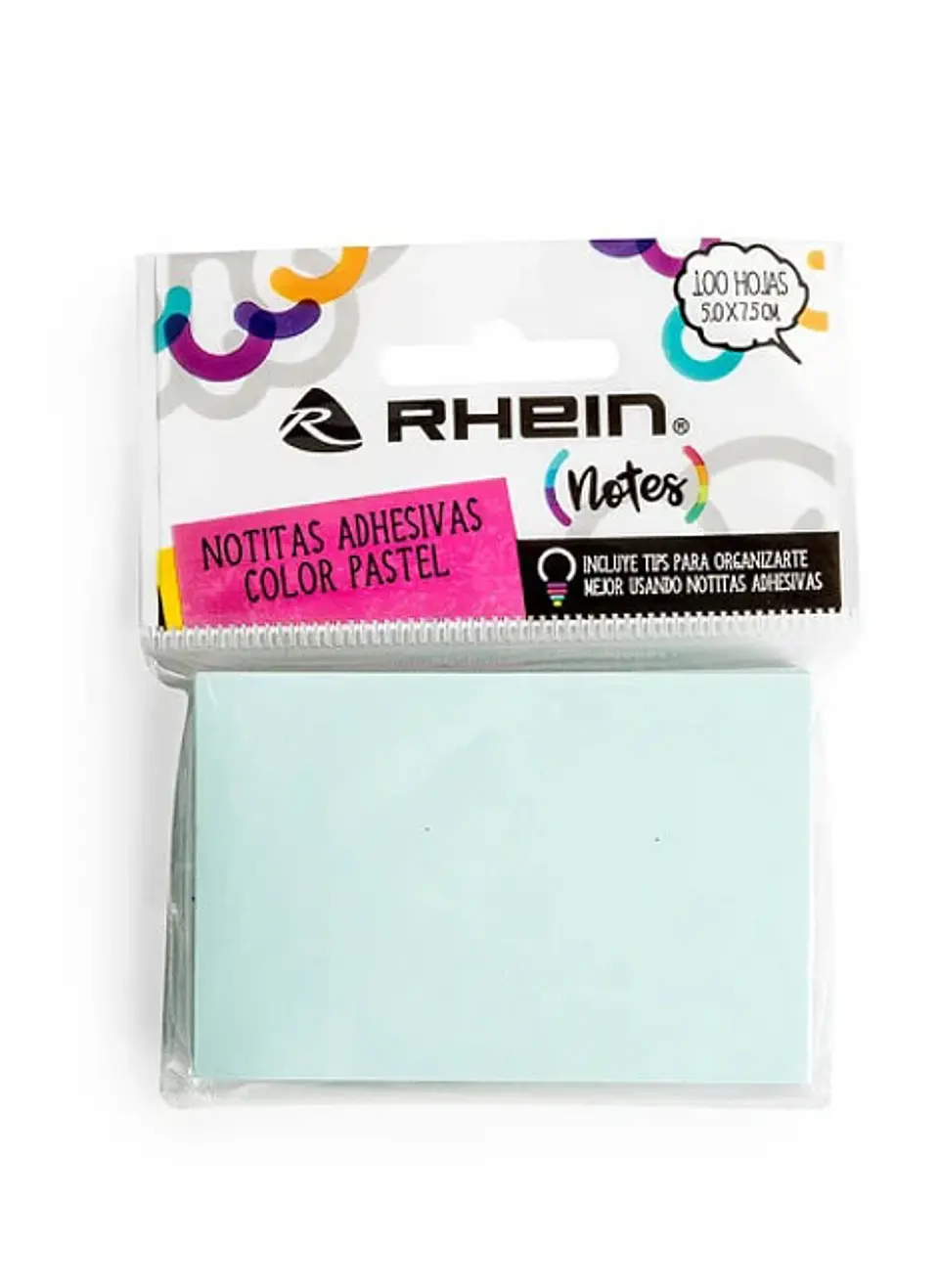 Notitas adhesivas celeste pastel  1