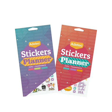 Block Sticker Planner Autoadhesivo Adetec