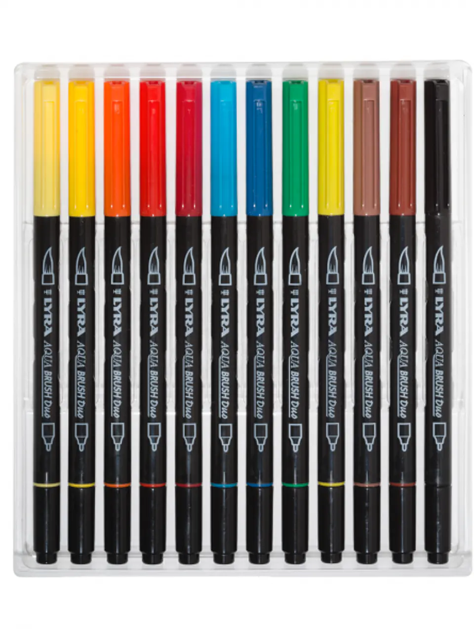  Marcadores Lyra Aqua Brush Duo Set 12 Colores 2