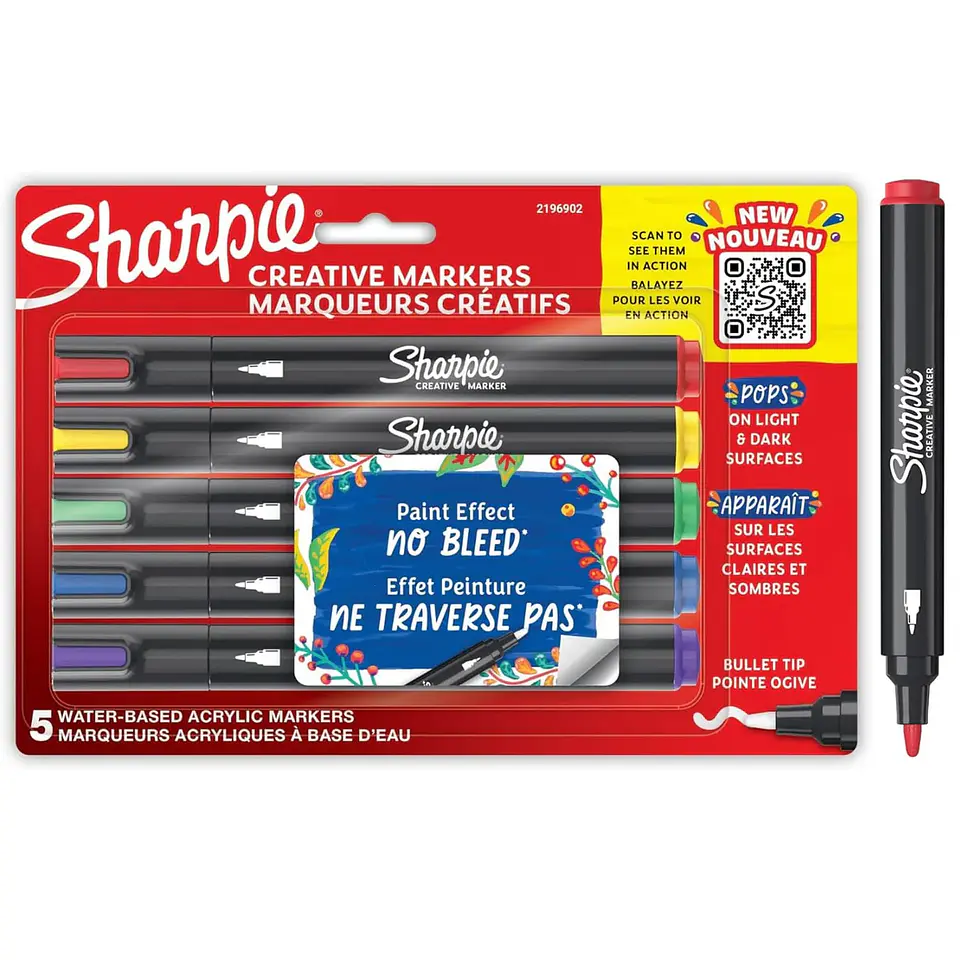 Set Sharpie Creative Markers Acrílico  1