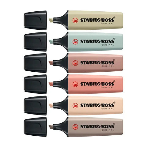 Destacador Stabilo Boss Nature Colors // Individual 