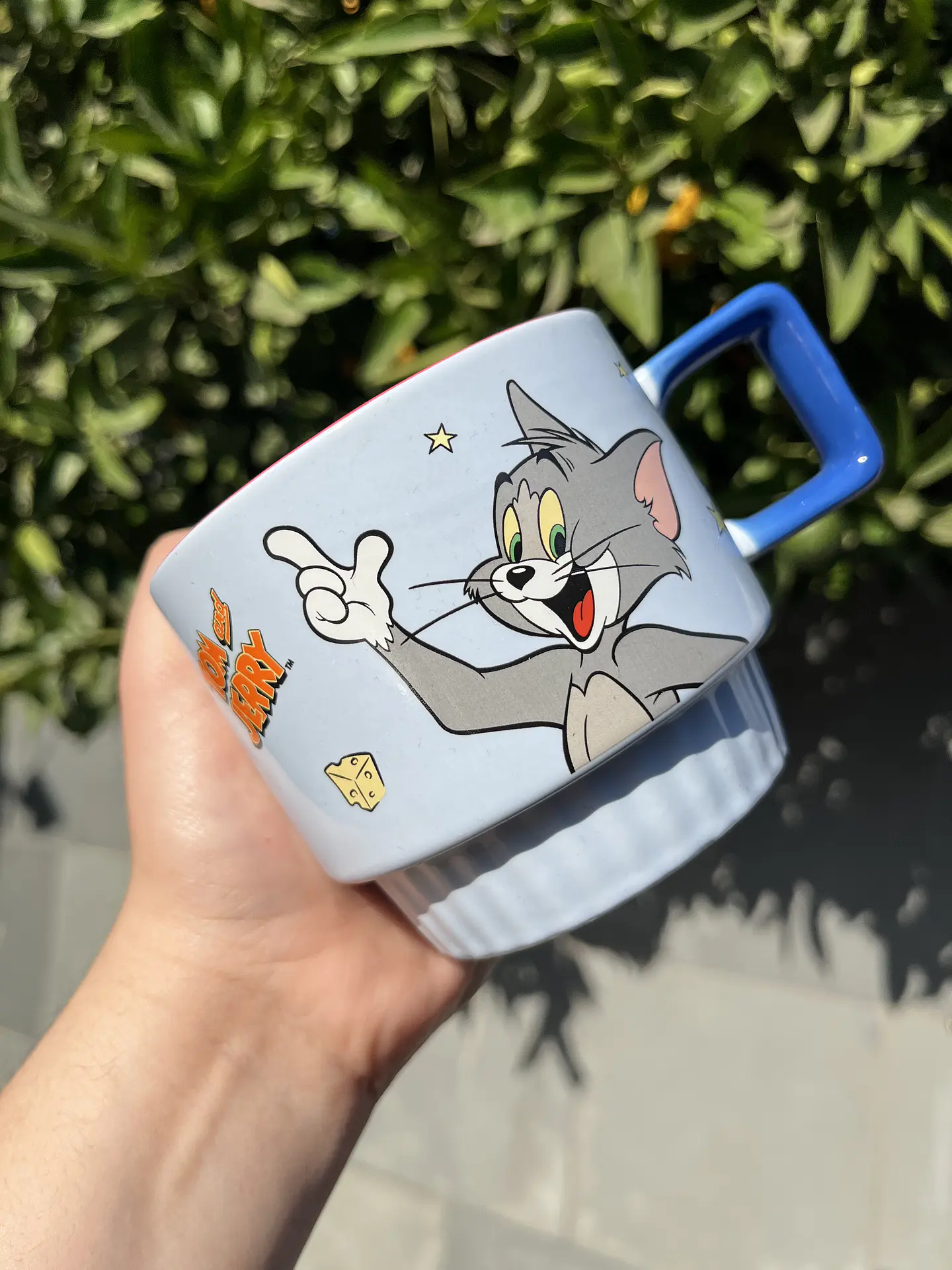 Taza Tom y Jerry azul 1