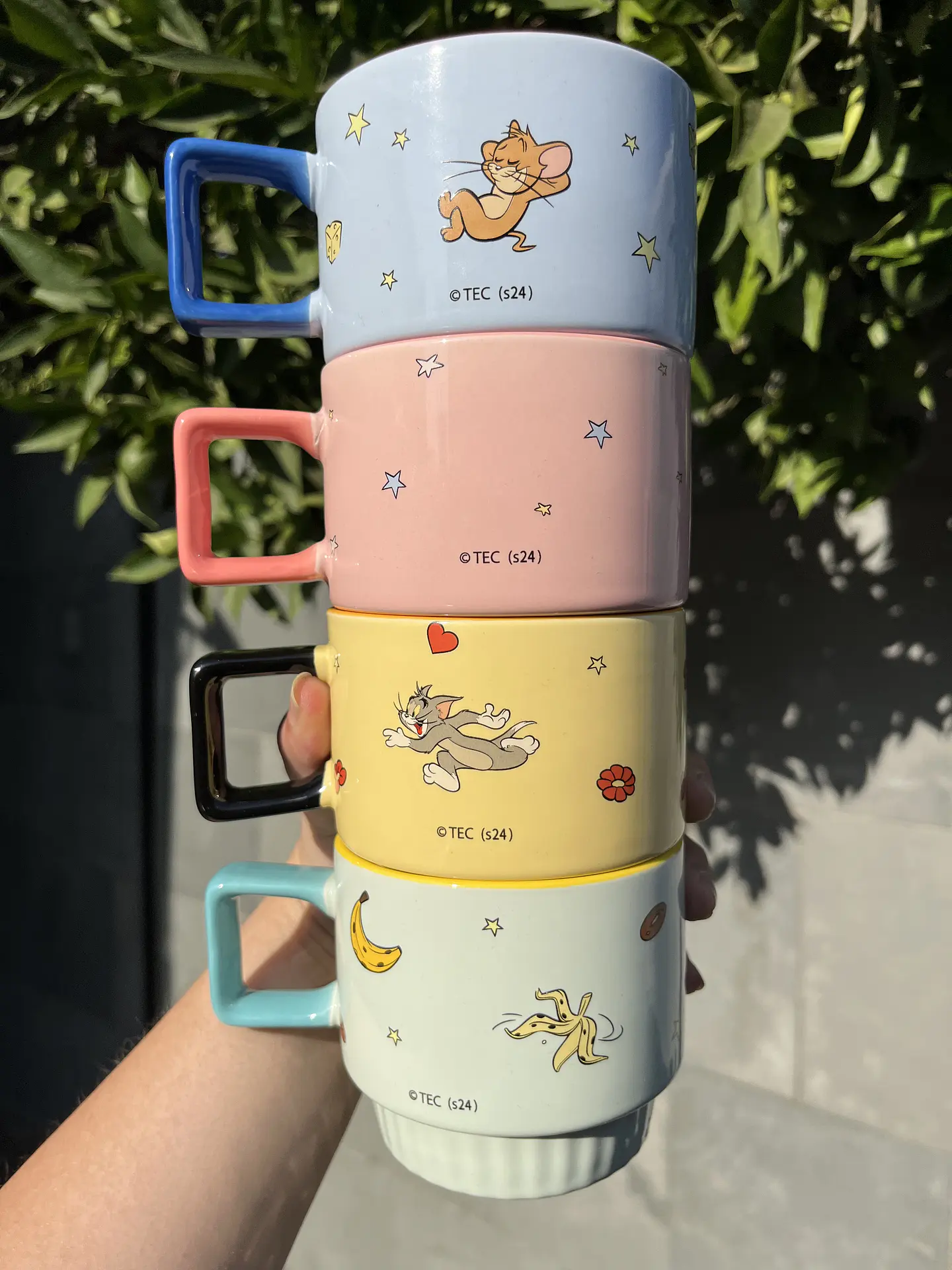 Taza Tom y Jerry azul 3