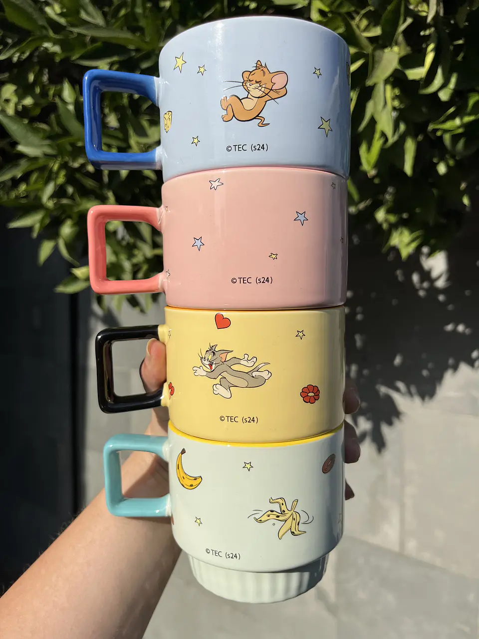 Taza Tom y Jerry azul 3
