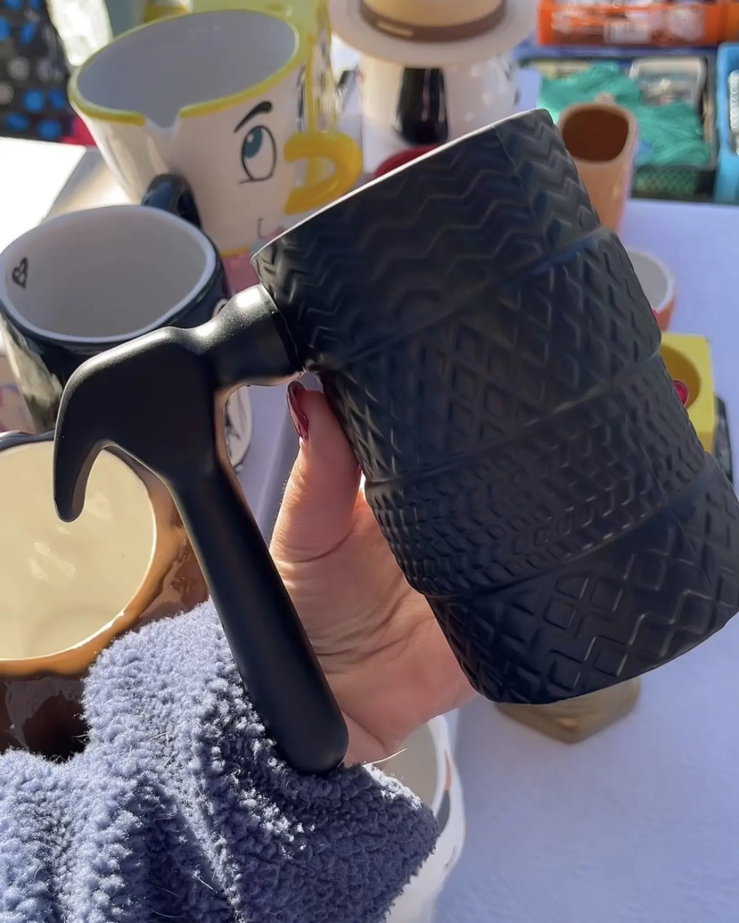 Taza neumático mango martillo  1