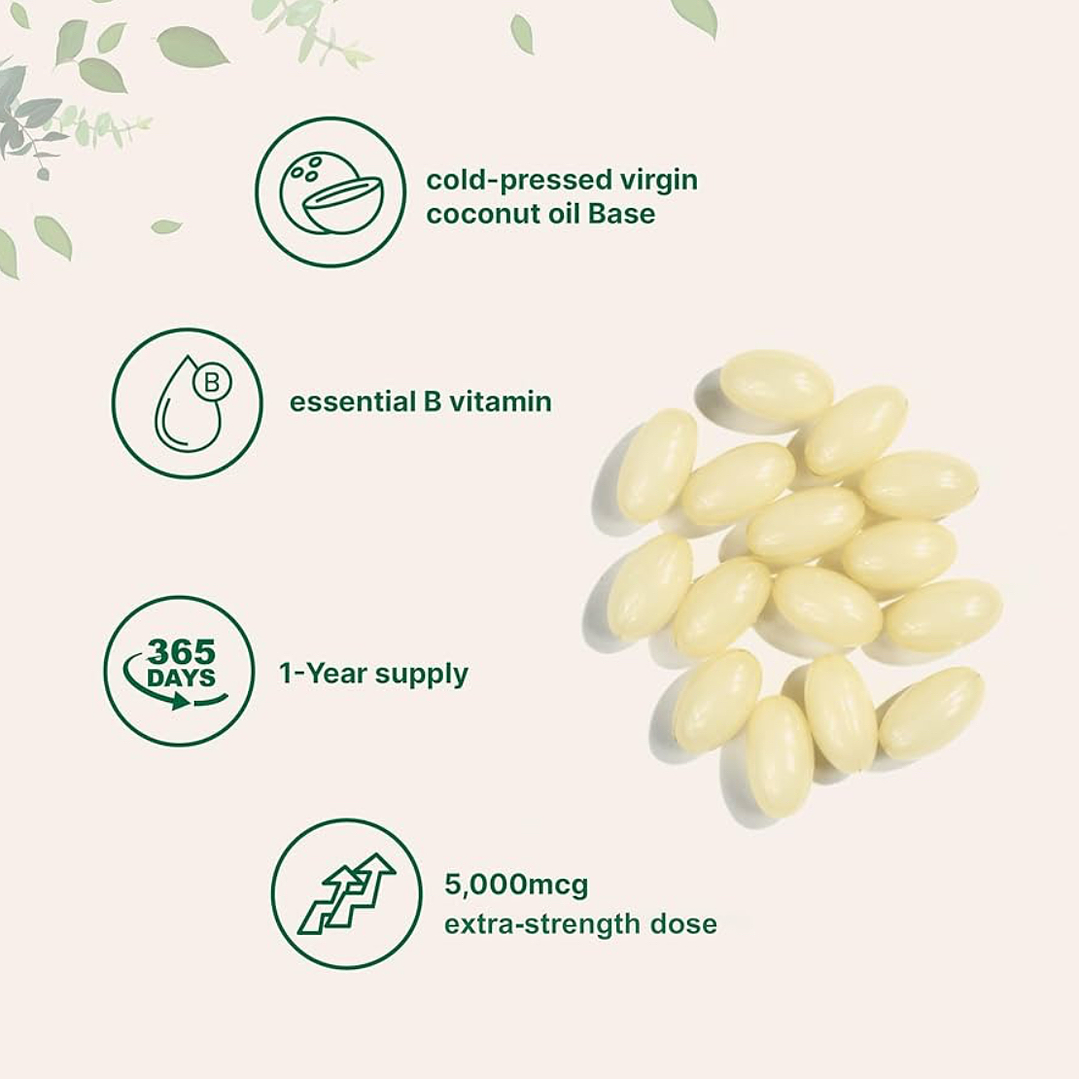 Biotina 5.000 mcg con acido hialuronico 365 softgels Microingredients 3