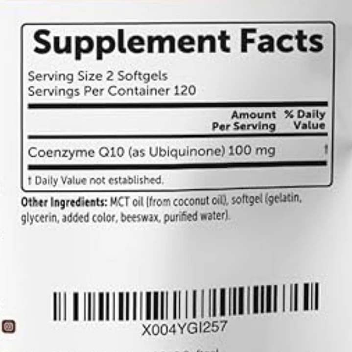 CoQ10 con MCT 100 mg Microingredients 240 softgels 2