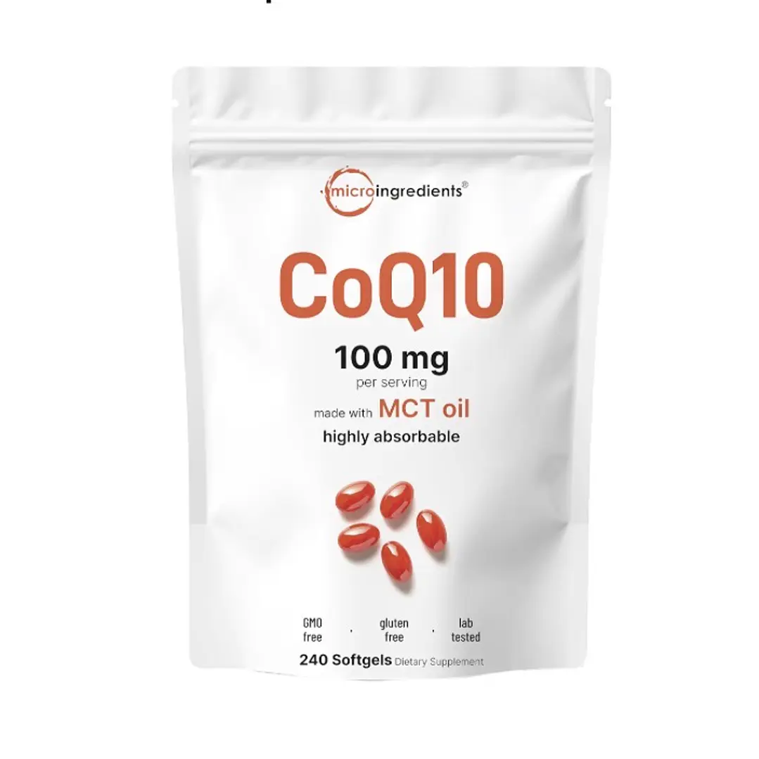 CoQ10 con MCT 100 mg Microingredients 240 softgels 1