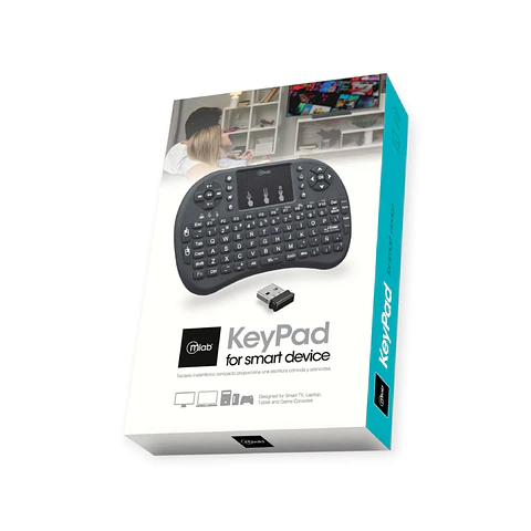 Teclado Inalámbrico Mlab 9077 Touchpad Para Smart TV y Dispositivos