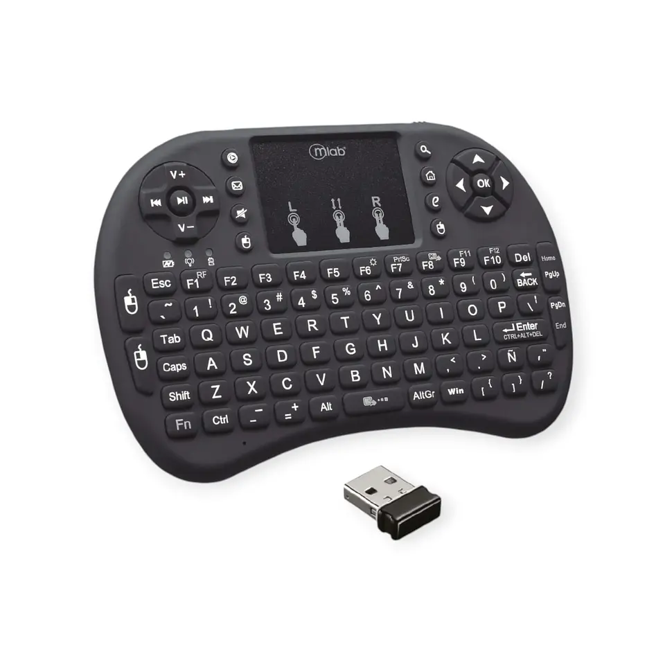 Teclado Inalámbrico Mlab 9077 Touchpad Para Smart TV y Dispositivos 3
