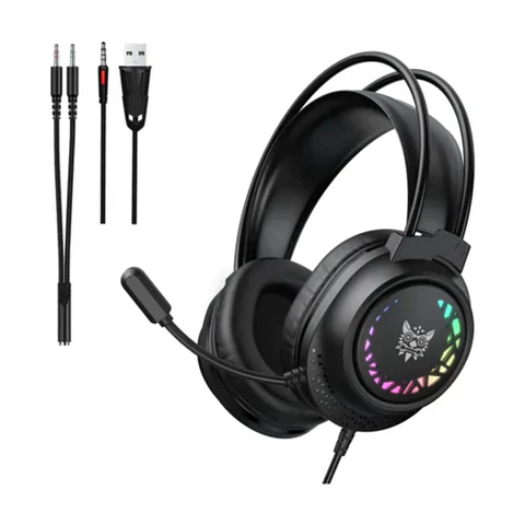 Audífonos Onikuma X92 Rgb Gamer Auriculares Headset