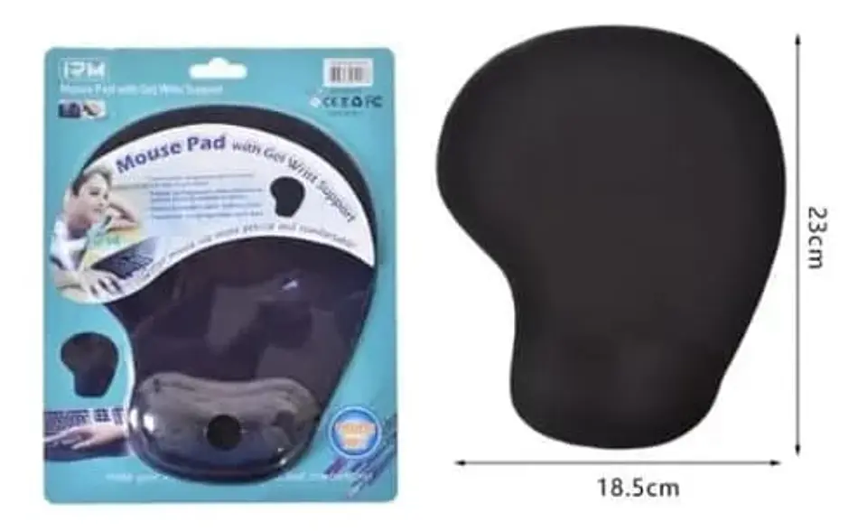 Mouse Pad Ergonomico Gel Apoyamuñeca Base Antideslizante 4