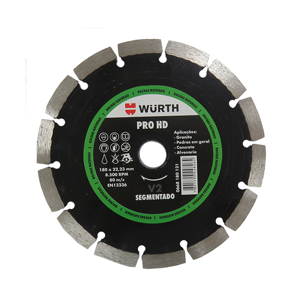 Disco Diamantado pro 230 segmentado wurth