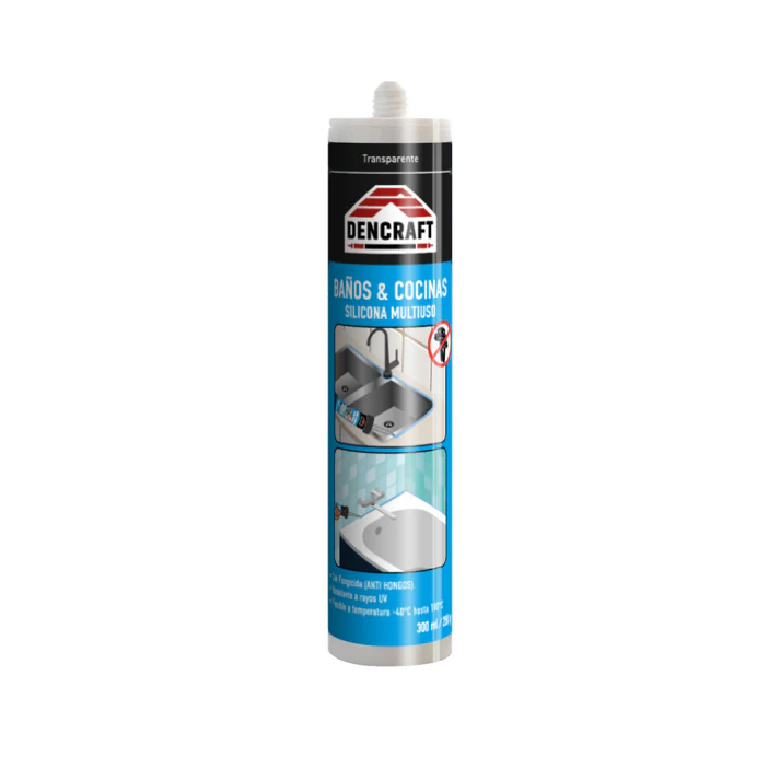 SILICONA REX ACETICA TRANSPARENTE C/FUNGICIDA 300 ML