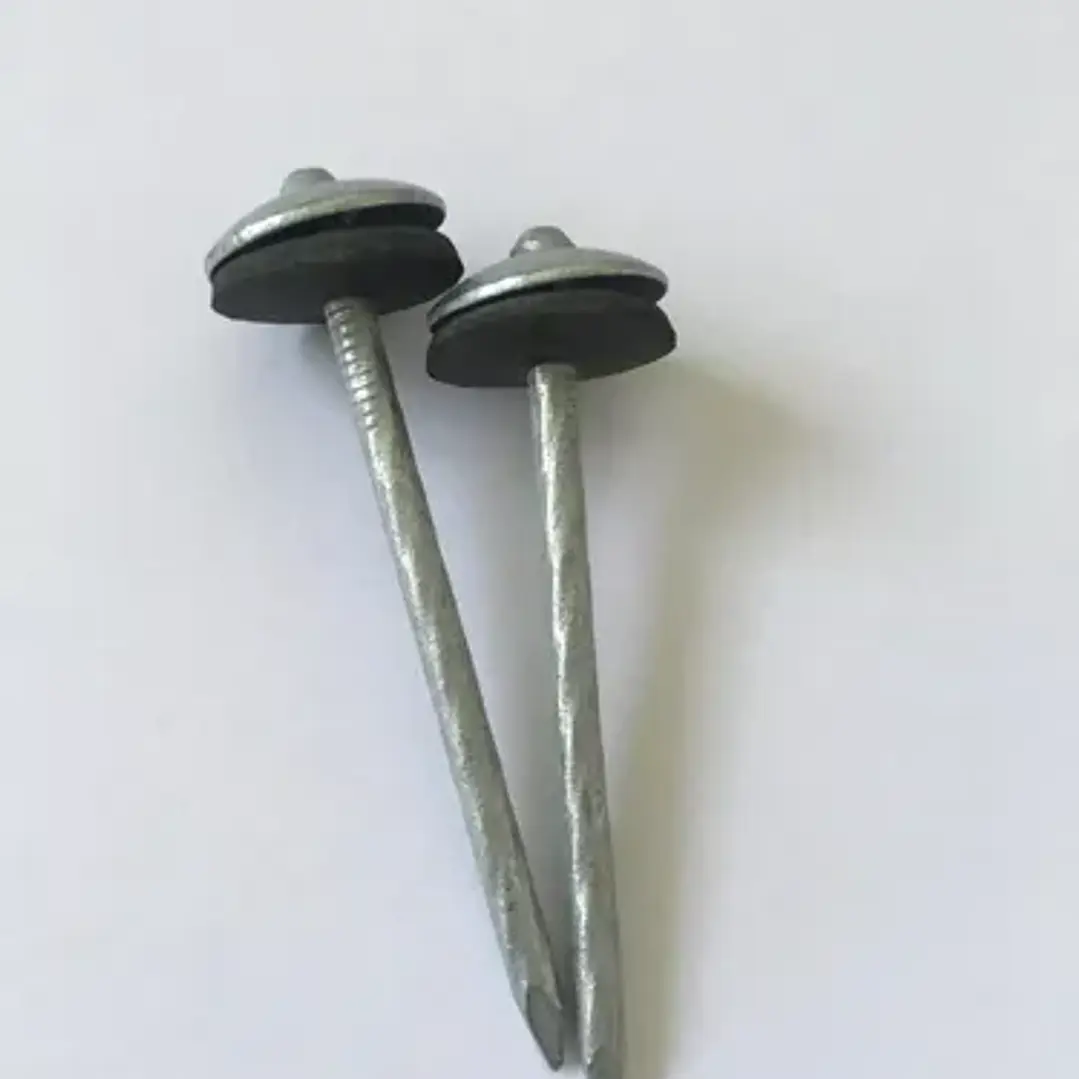 Clavo Para Techo tipo paragua 2 1/2 - Pack De 100 Unidades 2