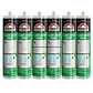 Pack de 6 Und Silicona Pintable Sellador Acrilico 300ml Dencraft - Miniatura 1
