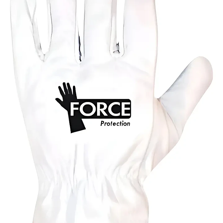 Guantes de Cabritilla FORCE Sin Forro Pack 1 Par Blanco Certificados 1